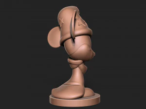 Micky Mouse with base 3D Print Model