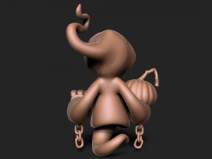 万圣节幽灵 3D 打印模型