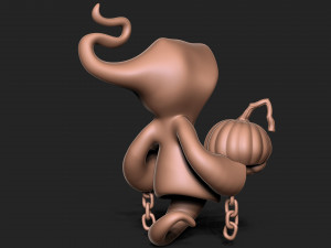 Halloween Ghost 3D 打印模型
