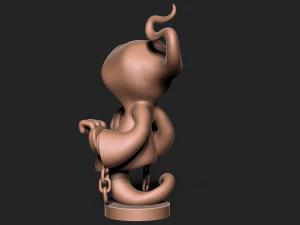 Halloween Ghost with base 3D Print Model