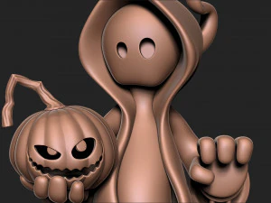 Halloween Ghost with base 3D Print Model