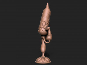 Lumiere cartoon character holding candle 3D Принт Модель
