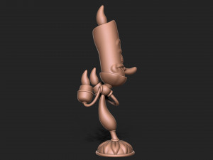 Lumiere cartoon character holding candle 3D Принт Модель