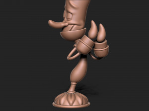 Lumiere cartoon character holding candle 3D Принт Модель