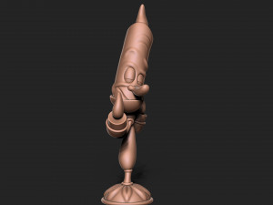 Lumiere beauty and the beast character 3D Print Model