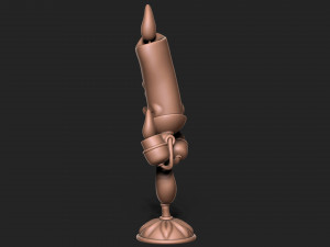 Lumiere beauty and the beast character 3D Print Model