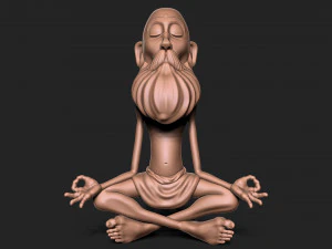 Old Man 3D Print Model