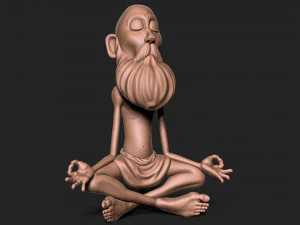Old Man 3D Print Model