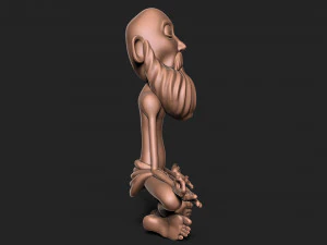 Old Man 3D Print Model