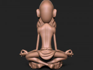 Old Man 3D Print Model