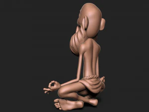 Old Man 3D Print Model