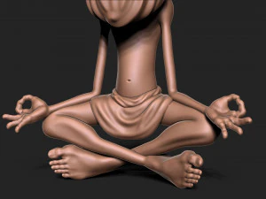 Old Man 3D Print Model