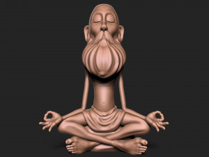 Old Man with base Modèles 3D en vedette