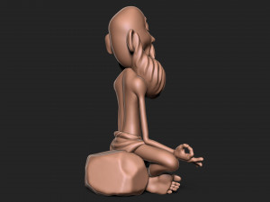 Old Man with base Modelo de impresión 3D