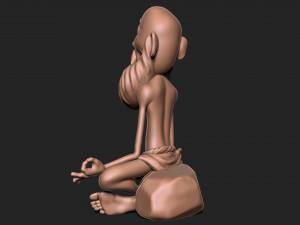 Old Man with base Modelo de impresión 3D