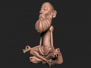 Old Man with base Modelo de impresión 3D