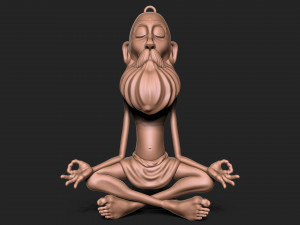 Old Man keychain 3D प्रिंट मॉडल