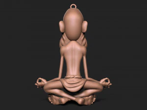 Old Man keychain 3D Print Model