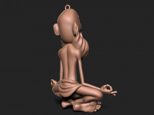 Old Man keychain 3D प्रिंट मॉडल