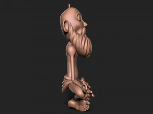Old Man keychain 3D Print Model