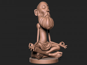 Old Man with base 2 Modèles 3D en vedette