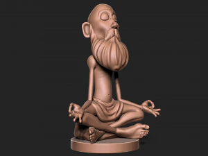Old Man with base 2 3D Print Model