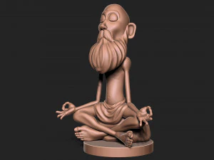 Old Man with base 2 3D Print Model