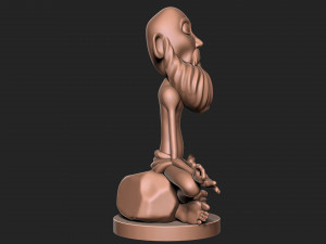 Old Man with base 2 Modèles 3D en vedette