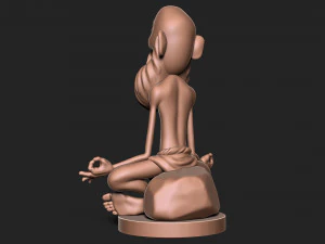Old Man with base 2 3D Print Model