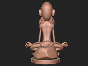 Old Man with base 2 3D Print Model