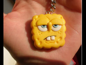 SpongeBob keychain 3D Print Model