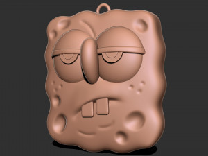 SpongeBob keychain 3D Print Model