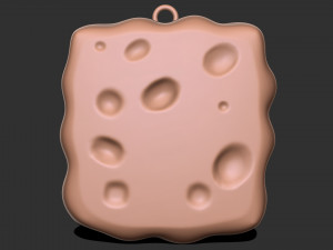 SpongeBob keychain 3D Print Model