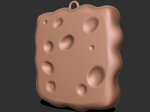 SpongeBob keychain 3D Print Model