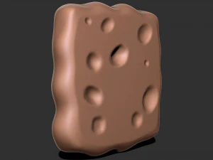 SpongeBob squarepants face 3D Print Model