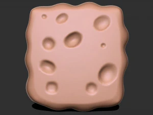 SpongeBob squarepants face 3D Print Model