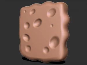 SpongeBob squarepants face 3D Print Model