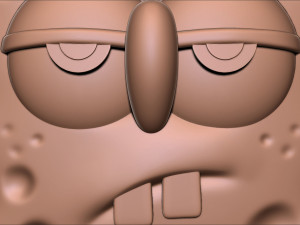 SpongeBob squarepants face 3D प्रिंट मॉडल