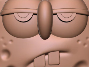 SpongeBob squarepants face 3D Print Model