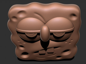 SpongeBob squarepants face 3D प्रिंट मॉडल