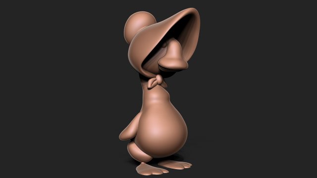 Goose duck 3D Baskı Modeli .c4d .max .obj .3ds .fbx .stl .blend 