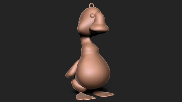 Goose keychain 3D Print Model .c4d .max .obj .3ds .fbx .stl .blend 