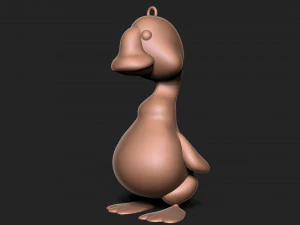 Goose keychain 3D Print Model