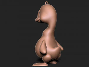 Goose keychain 3D Print Model