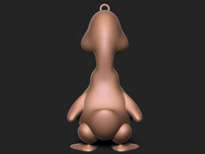 Goose keychain 3D Print Model
