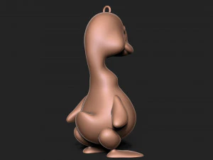 Goose keychain 3D Print Model