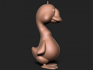 Goose keychain 3D Print Model