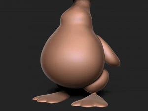 Goose keychain 3D Print Model
