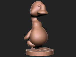 Anatra d'oca con base Modello di stampa 3D