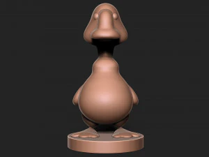 Goose duck with base 3D Print Model